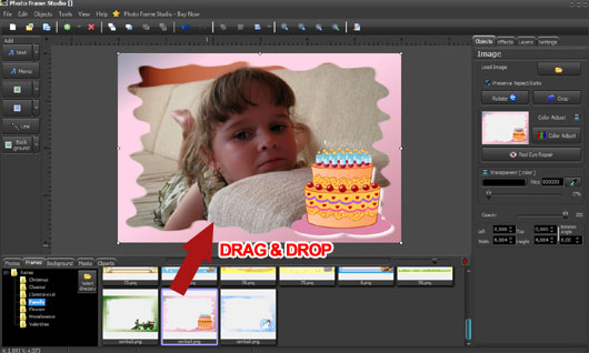 add frame to photo software free download